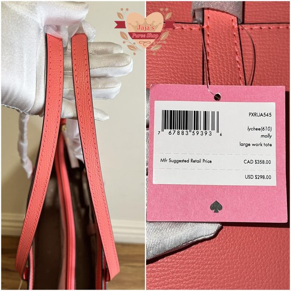 ✅❤️✅❤️SOLD❤️✅❤️✅🧡Kate Spade NY Leather 3 Compartment Tote Purse🧡 - Picture 5 of 17